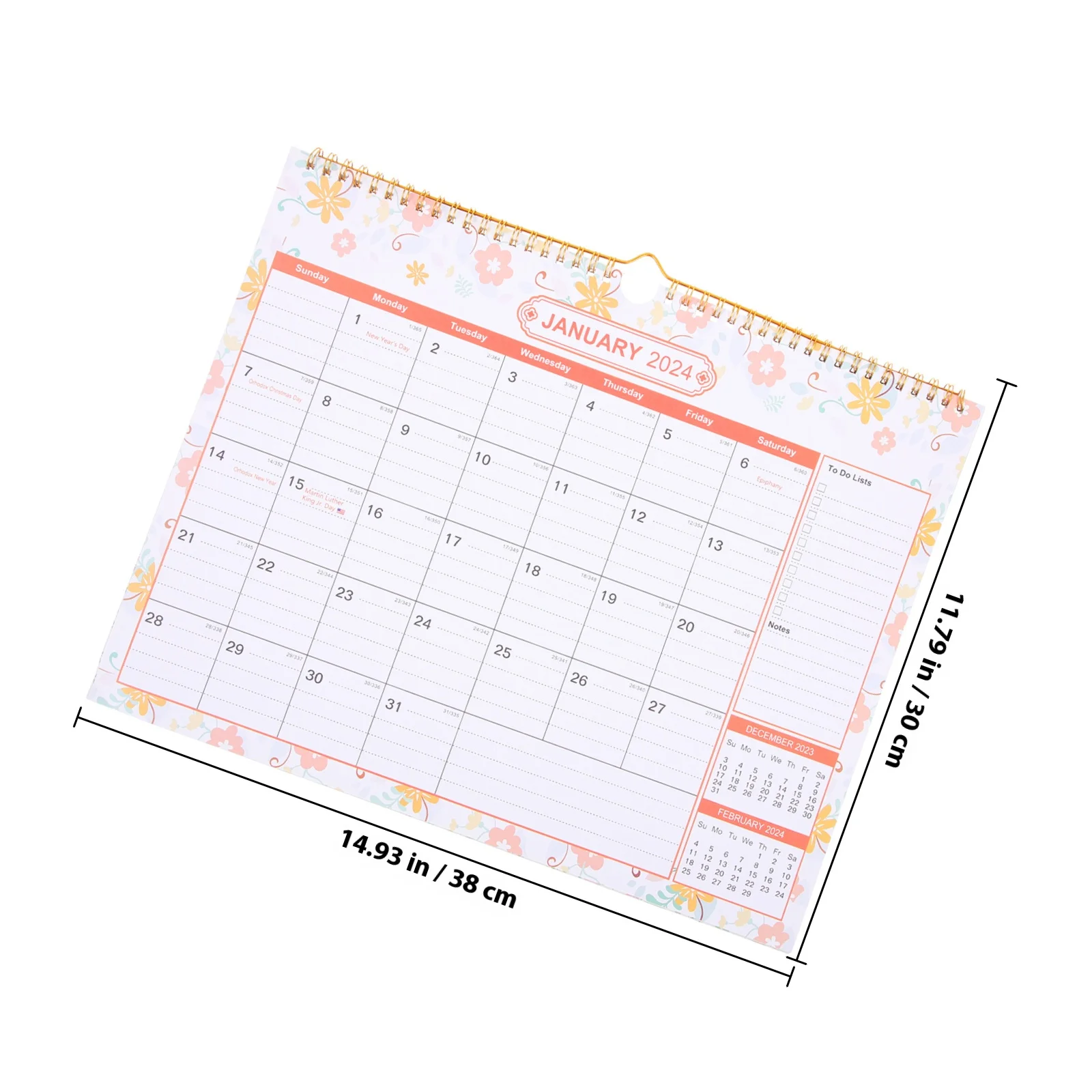 2024-2025 جدار شهري للمنزل والمكتب للاستخدام اليومي تقويم موعد العطلة غرفة قوية معلقة التقويم #3