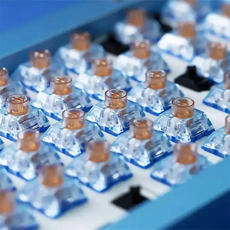 Kailh أعماق البحار الصامت التبديل الخطي اللمس لوحة المفاتيح كتم التبديل برو Lonely Island 45g RGB مفاتيح الألعاب الميكانيكية لوحة المفاتيح