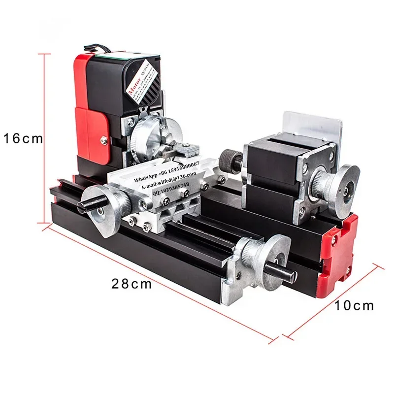 DIY Tool Big Power Mini Metal Rotating Lathe,20W 20000rev/min Motor,One Set Miniature Metal Multifunction Machine