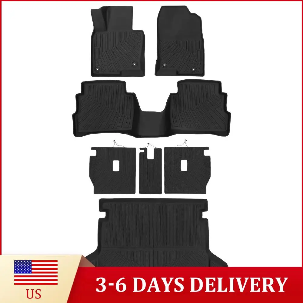 

Car Floor Mats Cargo Liner Trunk Pad All Weather TPE Floor Mats Trunk Pad Backrest Liner for Mazda CX-5 2017-2025 Accessories