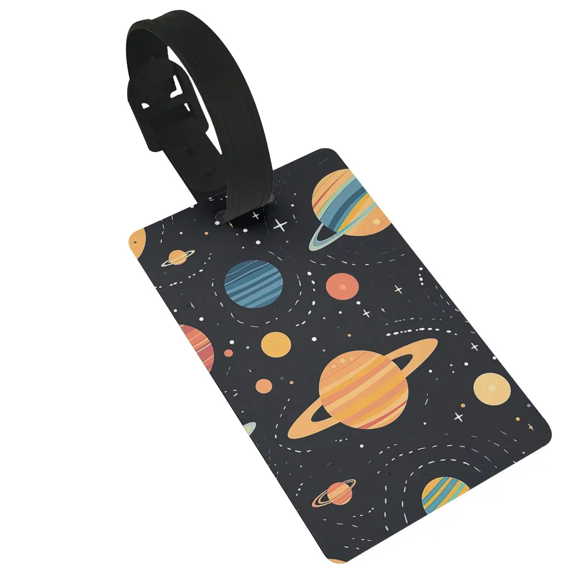 Solar System Space Planets Universe Luggage Tags Suitcase Accessories Travel Baggage Boarding Tag Label Holder ID Name Address