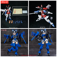 [IN STOCK ] Iron Factory IF IFG-01 IFG01 IFG-02 IF G02 Thundercracker Starscream Linghting Wing Mobile Suit Girl Action Figure