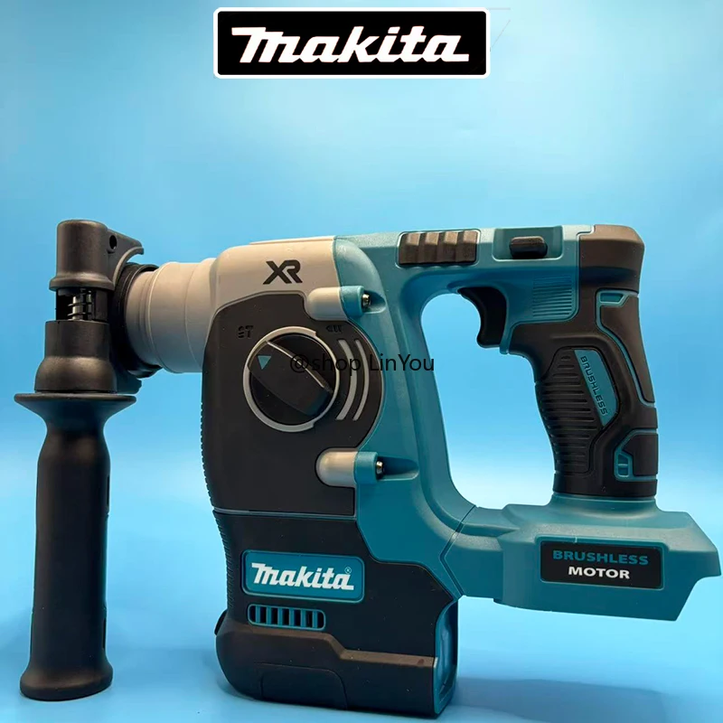 Makita Electric Cordless Brushless Hammer Drill Rechargeable Rotary Hammer Drilling and Chiseling High torque power Tool