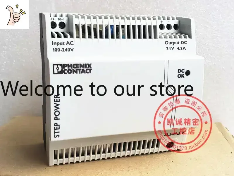 2026.4 Imported Phoenix Power Supply STEP-PS/ 1AC/24DC/4.2 Item Number 2868664 In Stock.
