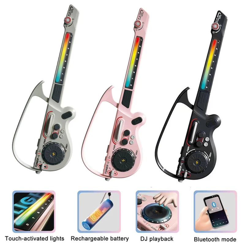 

Многофункциональный складной электронный музыкальный инструмент (орган) для детей: гитара, без струн, легкий, для мальчиков, подарок