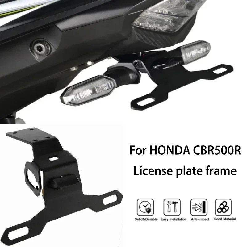 For HONDA CBR500R cbr 500r 2021-2024 2023 2022 Tail Tidy Carbon Steel Fender Rear Support License Plate Frame Rear Card