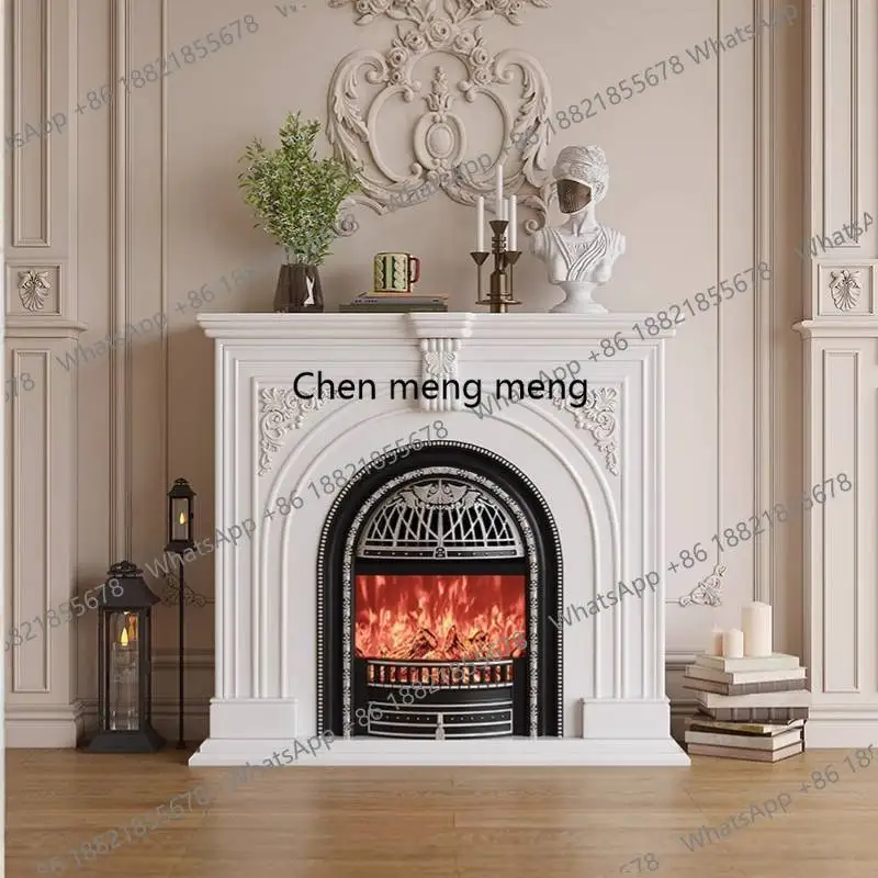 

Черный недорогой угловой шкаф-камин для гостиной в деревенском стиле, белый французский деревянный винтажный мебельный гарнитур для хранения