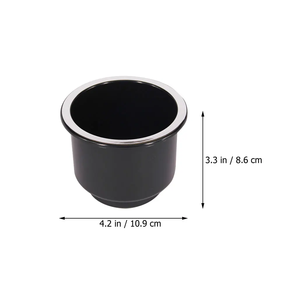 

2pcs RV Cup Holder Coasters 108mm Drink Holders for Car Water Tray Plastic Solo Inserts Sofa Table Automotive Beach