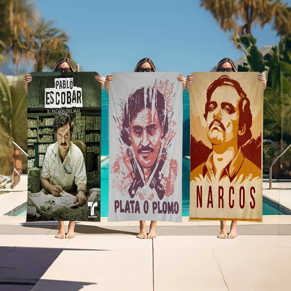 Pablo Escobar Microfiber Beach Towel Absorbent Quick Dry Soft Yoga Swimming Resort Mountain Climbing Towel