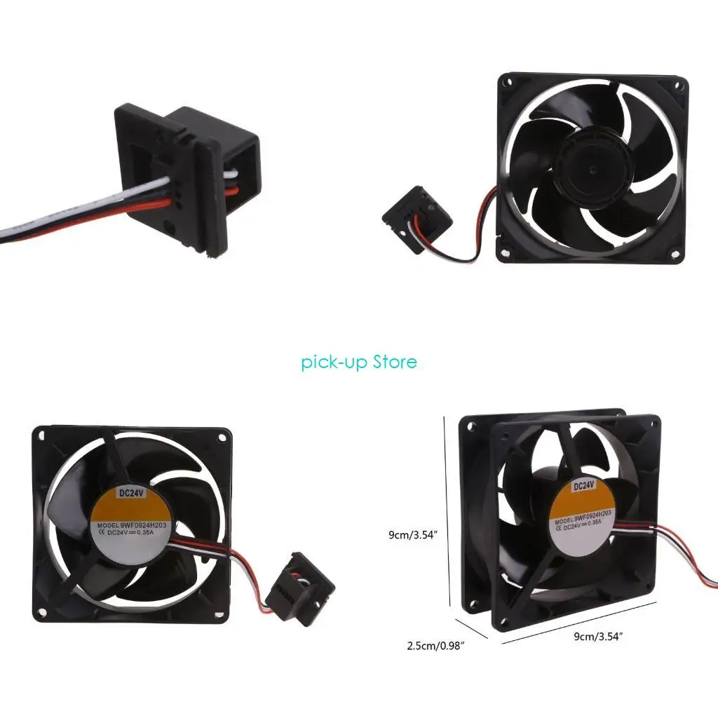 

Q5WA 9x9x2,5см 9WF0924H203 9025 90 мм 24 В 0,35A Fanuc System System Вентилятор охлаждения