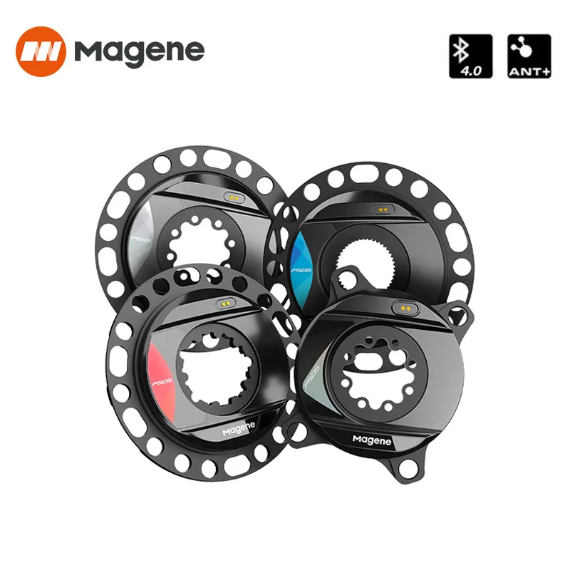 Magene P505 misuratore di potenza bici da strada a base di ragno 110BCD ovale 4 5 braccia corona per bicicletta 8 bulloni guarnitura Cadence ANT