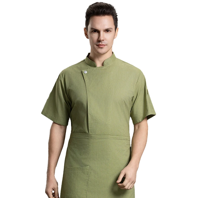 Chemises de chef pour hommes, uniforme de cuisinier, vêtements de cuisine pour femmes, vêtements de travail de serveuse, veste de cuisinier pour restaurant