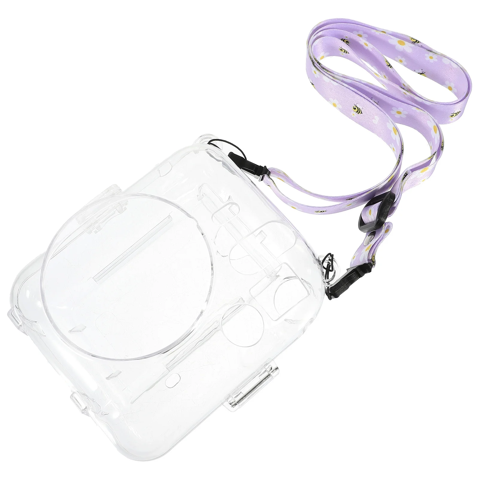 

Instant Camera Protective Case Compatible Shell Shoulder Strap Stylish Small Camera Scratch Resistant Carrying Case