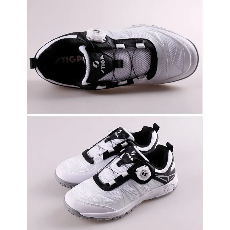 Designer Brand Table Tennis Shoes  Mesh Breathable Badminton Shoes Super Light Tennis Shoes Wearable Indoor Court Shoe Couples