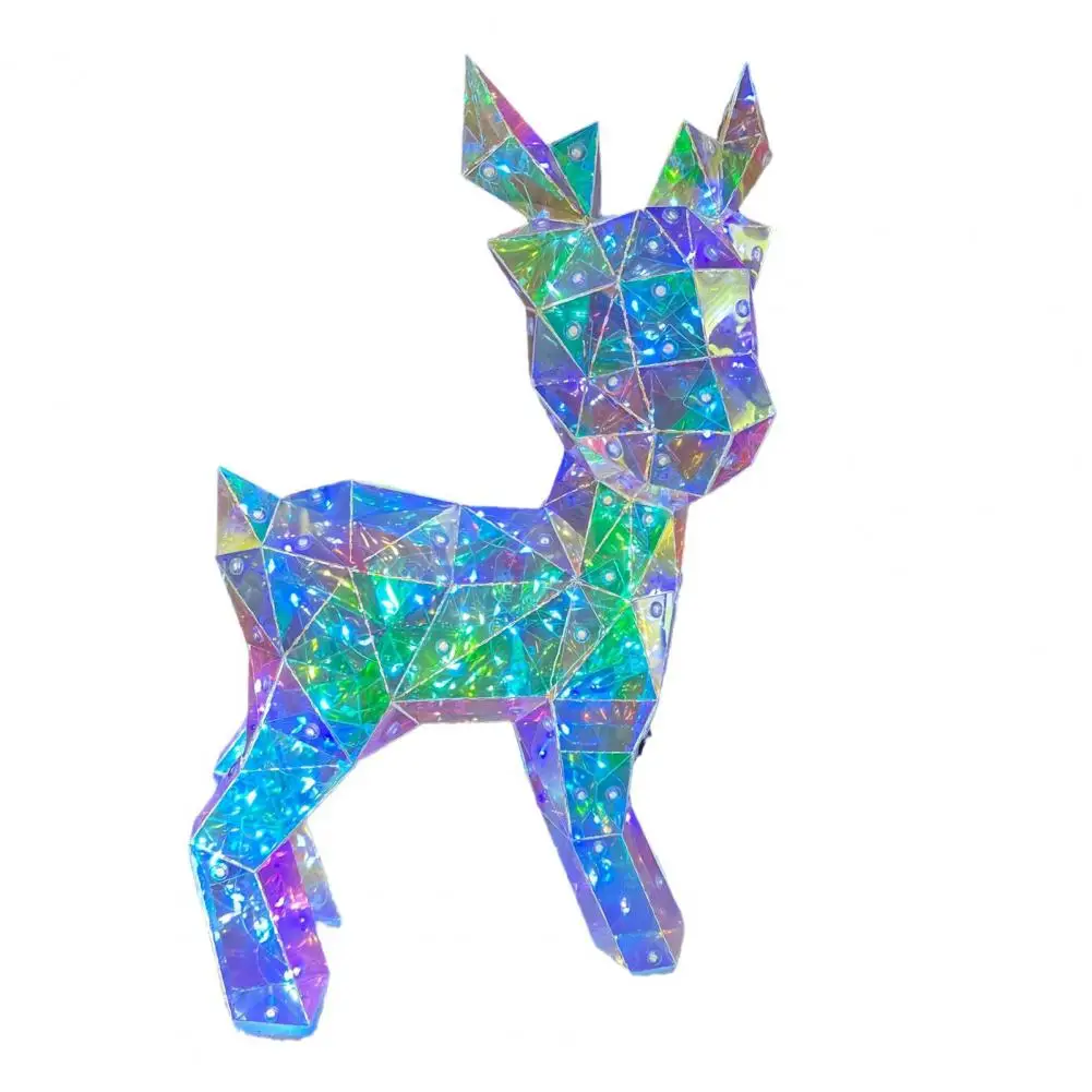 

Christmas Light Deer Ornament New Year Day Decor Christmas Glowing Deer Night Light Usb Rechargeable 3d Deer for Valentine's
