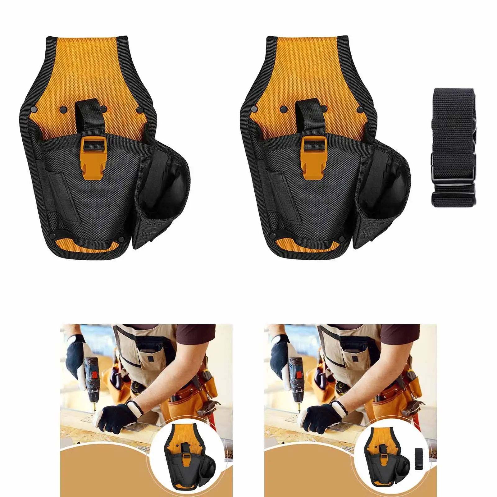 กระเป๋าเครื่องมือเอวกระเป๋าสว่านไฟฟ้าสำหรับช่างสวนซ่อมบำรุงประแจ