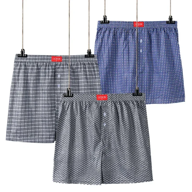 Cueca boxer solta para homem, cueca de praia para casa, boxers masculinos de tamanho grande, shorts legais, verão, calcinha masculina