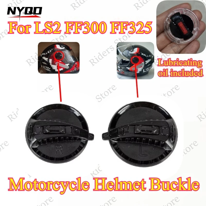 For LS2 FF300 FF325 Motorcycles Helmet Visors Face Shield Base Fixed Clip