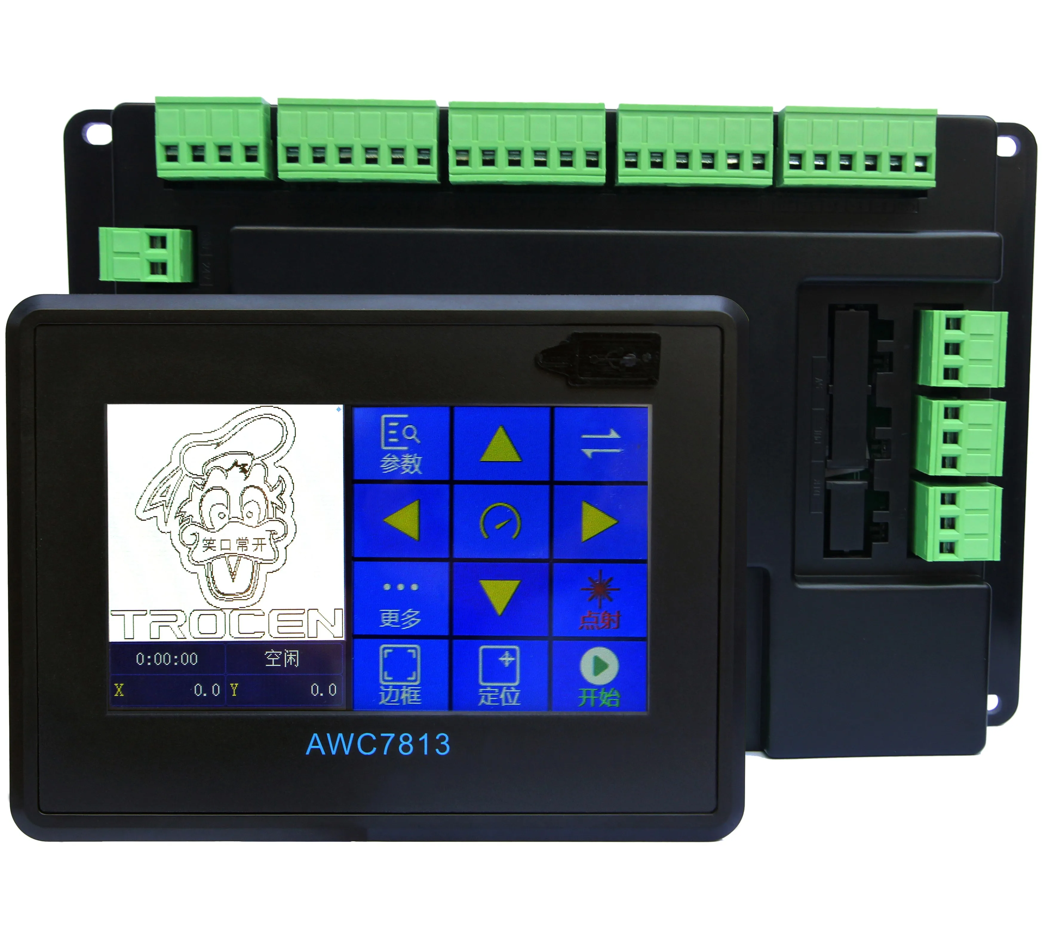 AWC 7813  Motion Controller for CO2 Laser Eng-raving Machine Laser Cutt-ing-HDF
