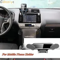Gravity Car Phone Holder For Prado 150 120 Air Vent Clip Mount Mobile Cell Phone Stand Universal GPS Support Accessories