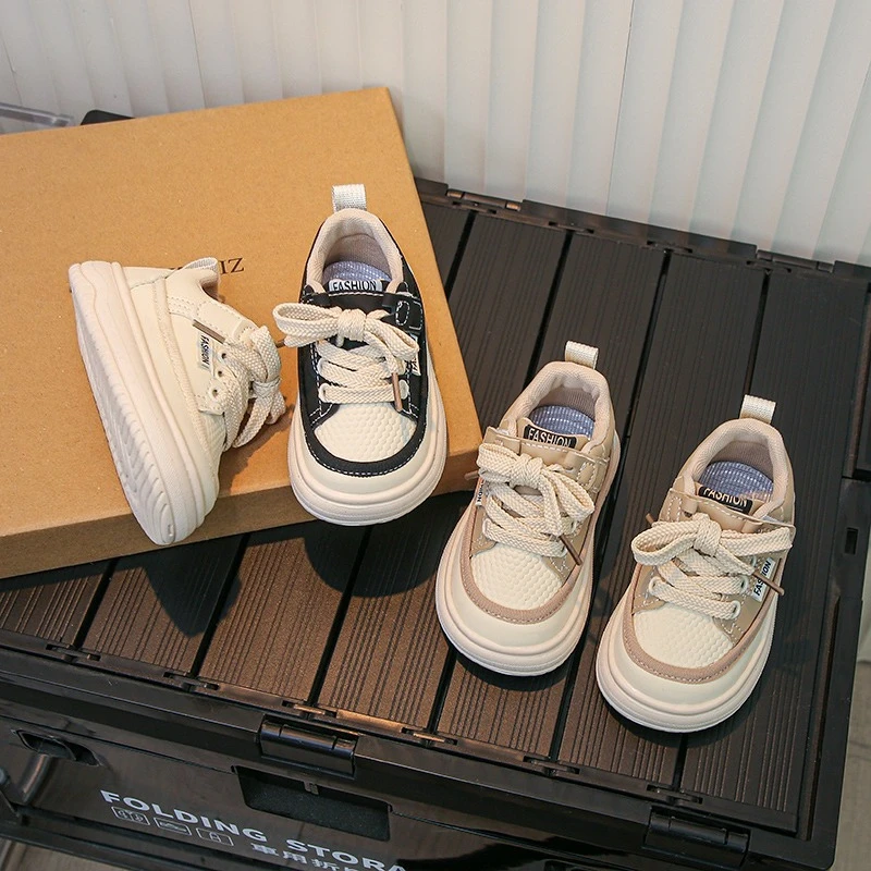 

Casual Streetwear Style Toddler Sneakers New Fresh Patchwork Baby Boy Girl Flat Shoes Child Infant Daily Walking Shoes JY06111