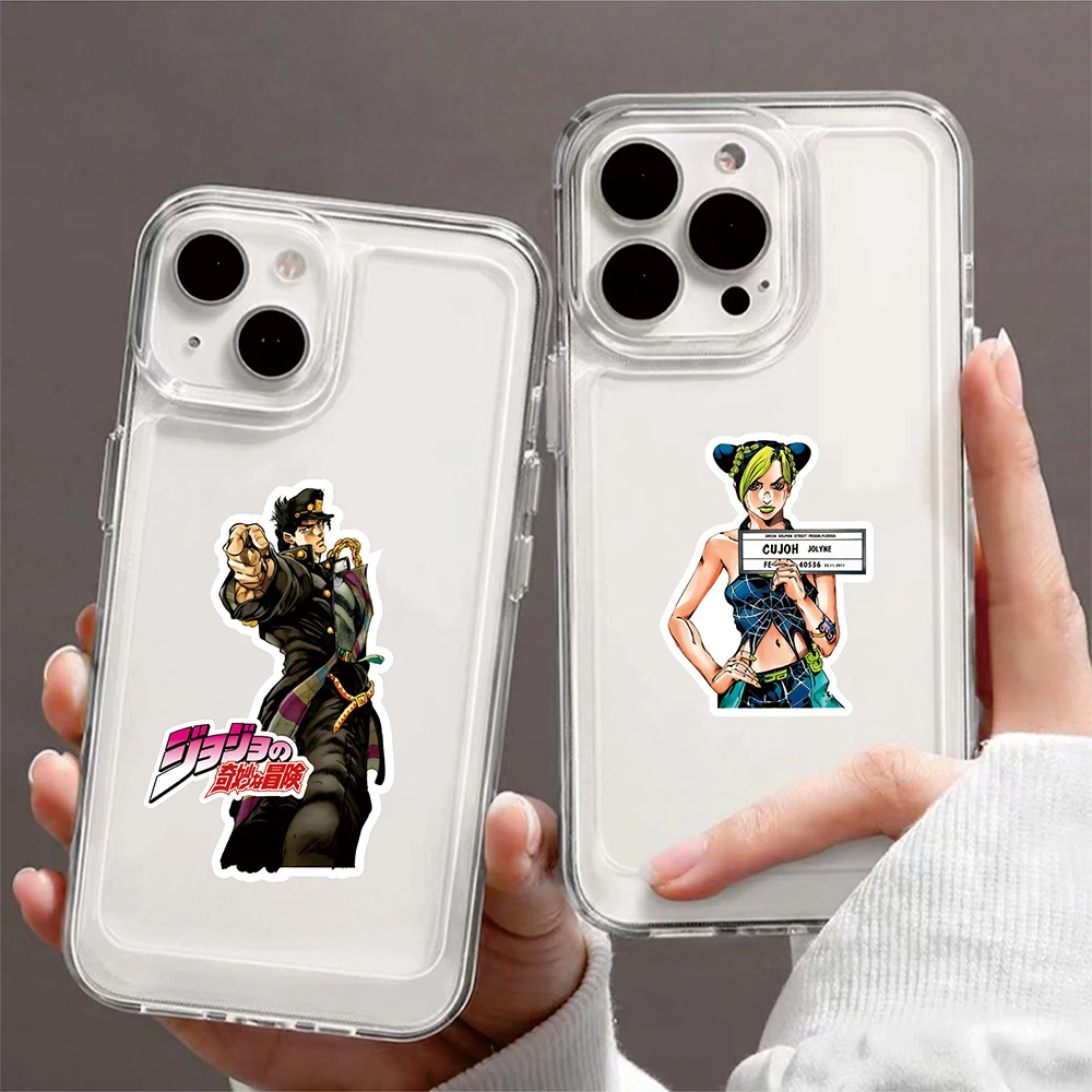 10/30/80 قطعة أنيمي جوجوس غريب مغامرة الكرتون ملصقات Skateboard بها بنفسك لوح التزلج الأمتعة المحمول الهاتف مقاوم للماء كول Kujo Jotaro مائي #6