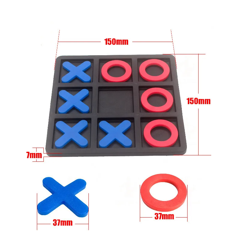 Jeu d'Échecs Montessori OX Interactif Parent-Enfant, Planche de Loisirs Intelligente, Développement