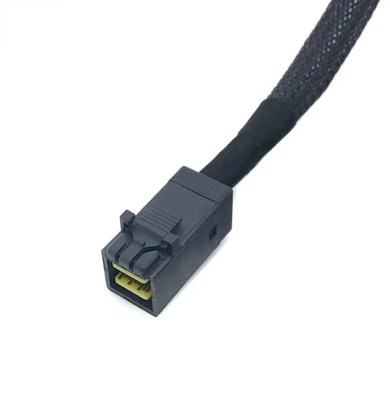 SFF-8643 to SFF-8482 Cable Internal HD Mini SAS SFF8643 Host to 4x 29Pin SFF8482 Target Adapter Cord with IDE 4PIN Power 0.5M 1M