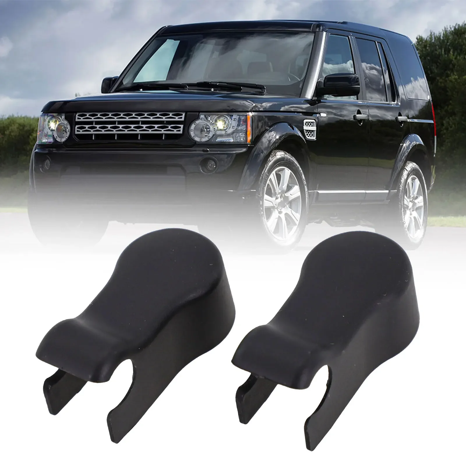 2pcs LR058466 Windscreen Wiper Arms Cap For Land Rover For Range Rover 87-95 Windscreen Wiper Arms Cap