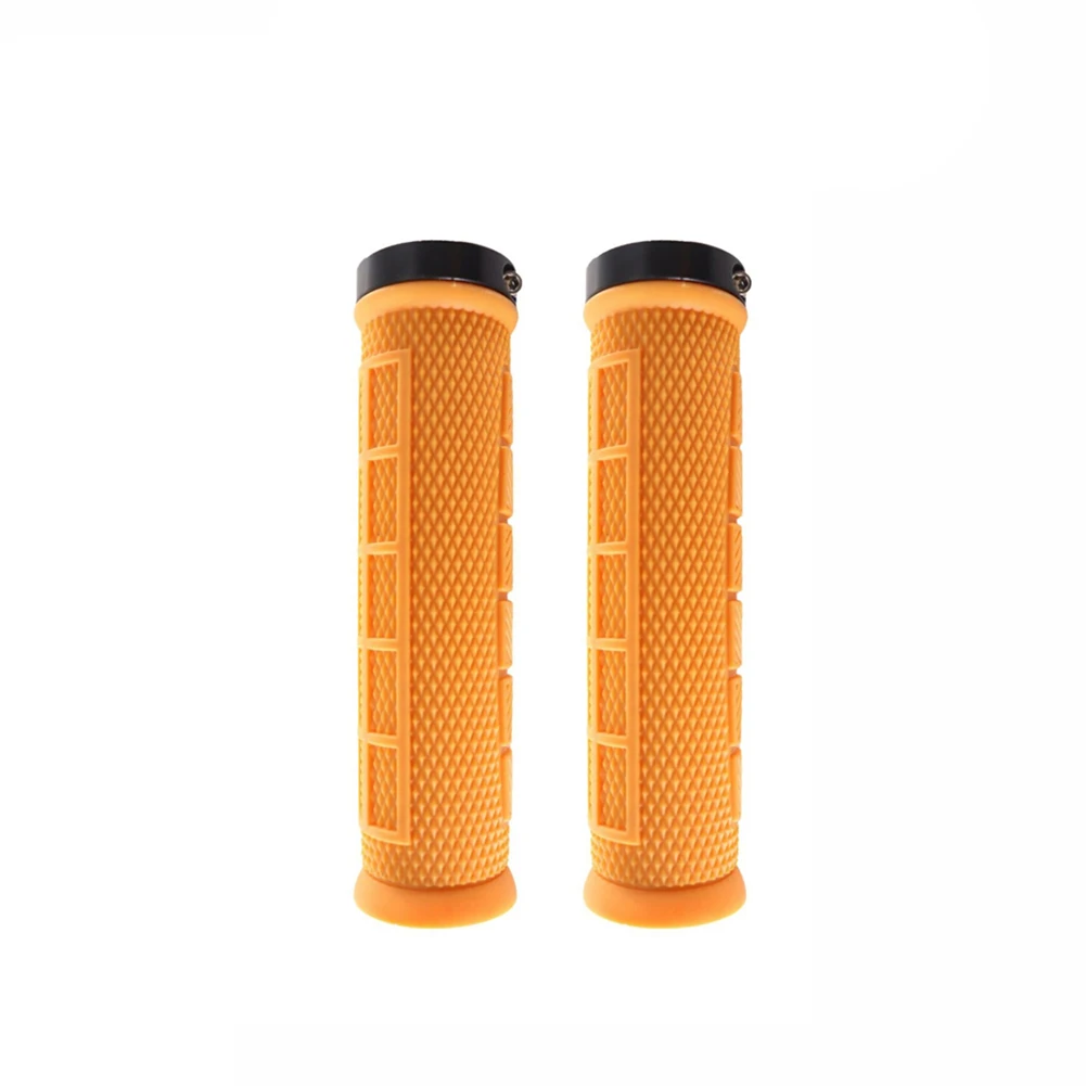 Bicycle Grips For Trekking Bicycle Handlebar Grips Cycling On Rough Terrains Enhanced Shock Absorption High-quality Rubber