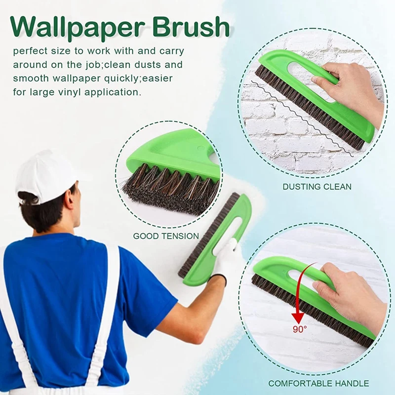 Scraper Film Tool Wallpaper Smoothing Tool Wallpaper Brush For Wallpaper Hanging Painter Sticker Painting Tool Kit