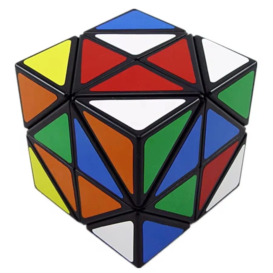 Lanlan ヘリコプターマジックキューブエイリアン Cubo Magico LanLan スピードキューブステッカーおもちゃ Cubo Magico 子供のギフト知育玩具