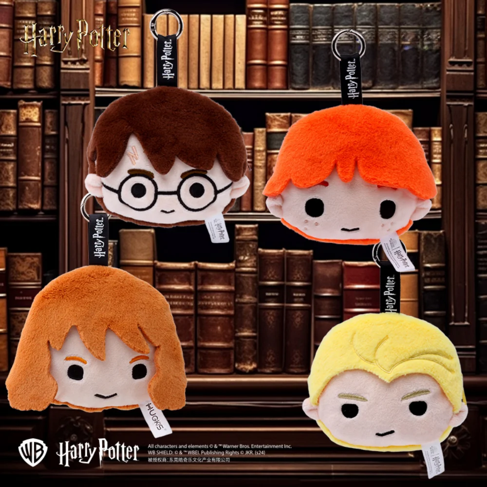 

Натуральные плюшевые подвесные кошельки Гарри Поттера, милые Рон Гермионы Малфой Хедвига, мультяшные плюшевые кошельки, сумки для карт, подарки на день рождения