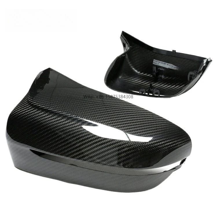

High Quality Real Dry carbon fiber rearview mirror shell reverse mirror shell cover suitable for f90 m5/f91 f92 f93 M8