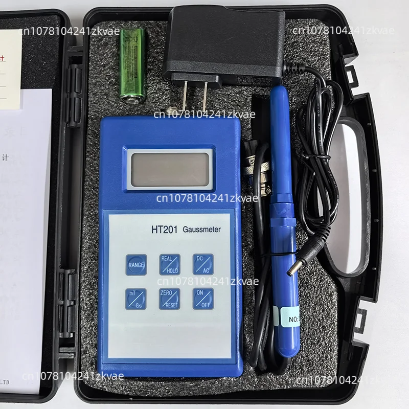 High precision digital Gauss meter HT201  meter Fluxmeter Surface magnetic field tester