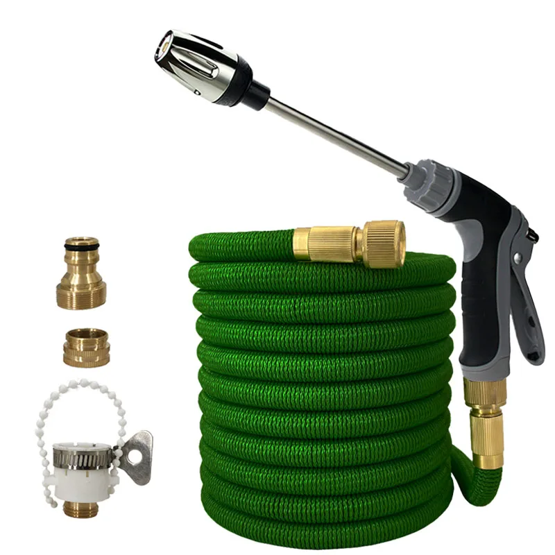 

High Pressure Magic Hose Set, Thickened Material, More Durable, Adjustable, Used For Outdoor Watering And Car Washing