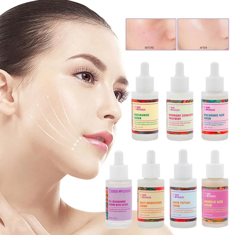 جزيئات جيدة حمض النياسيناميد جوهر الوجه ترطيب تبييض لون البشرة مصل تتلاشى حب الشباب علامة النياسيناميد العناية بالبشرة #2