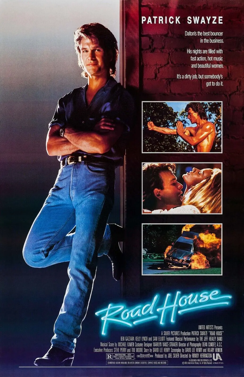 

Road House Movie Print Art Canvas Poster for Living Room Decoration Home Wall Decor Picture