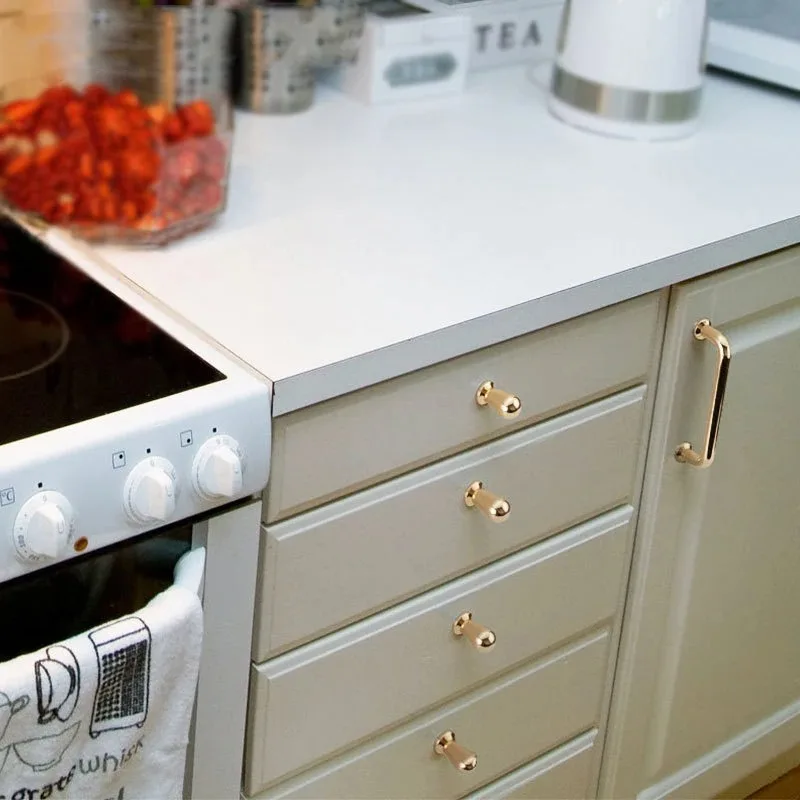 Black Rose Gold Cabinet Handles Zinc Alloy Kitchen Cupboard Door Pulls Drawer Flush Knobs Decorative Furniture Handle Hardware