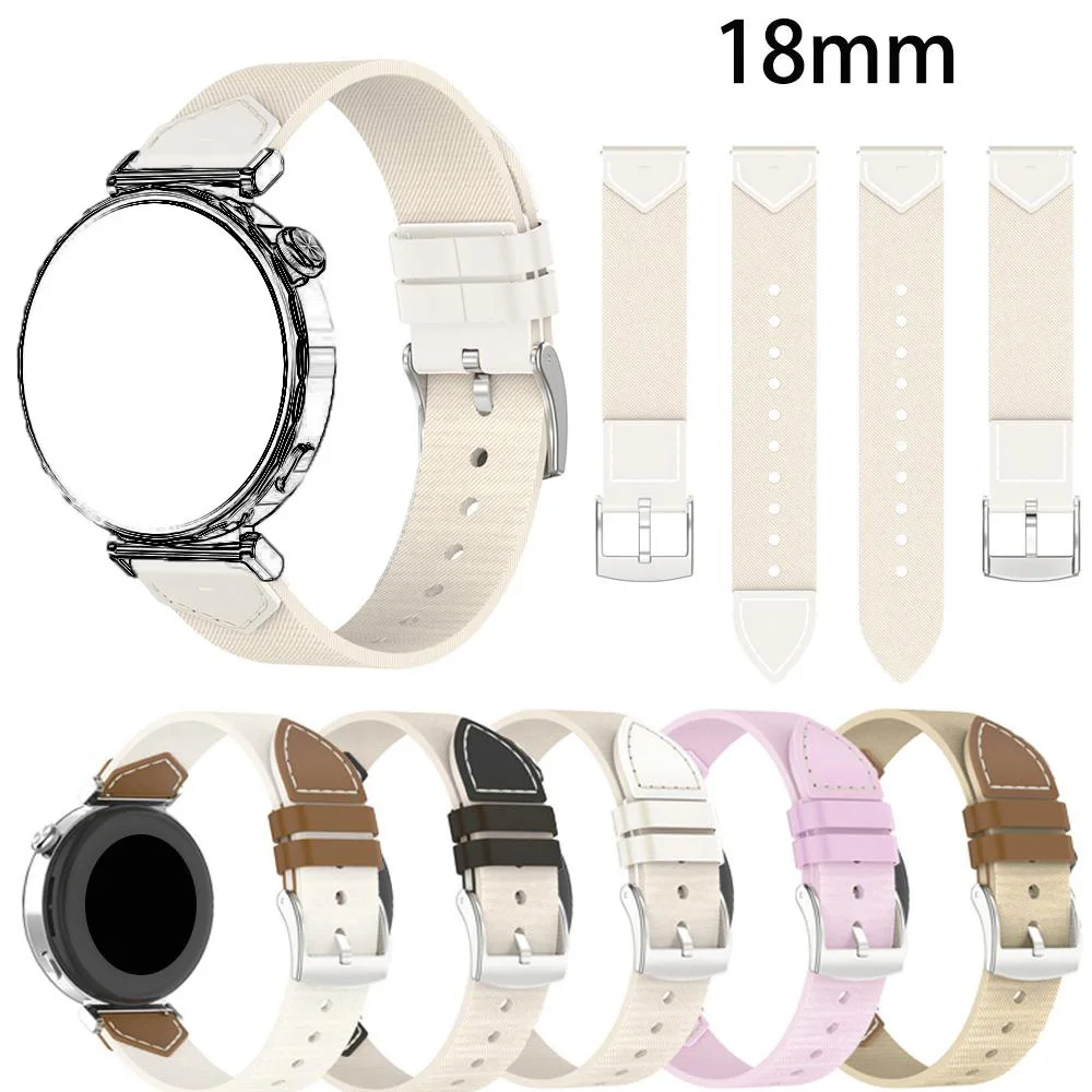 18mm Frauen Armband Für Huawei Uhr GT5 Pro 42mm GT5 4 41mm Armband Für Garmin Vivoactive 4S Venu 3S 2S Denim Uhrenarmbänder