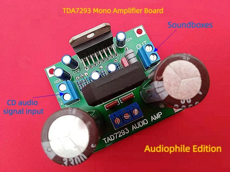 TDA7293 مونو حمى 100 واط مكبر كهربائي المجلس مع امدادات الطاقة واسعة وفصل الصوت جيدة PKLM3886