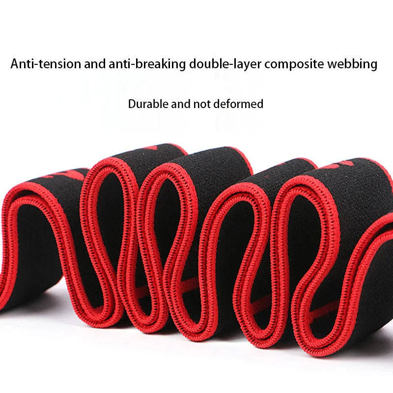 حزام اليوغا لممارسة اللياقة البدنية مع مقياس للفتيات، حزام مقاومة للرقص اللاتيني المرن