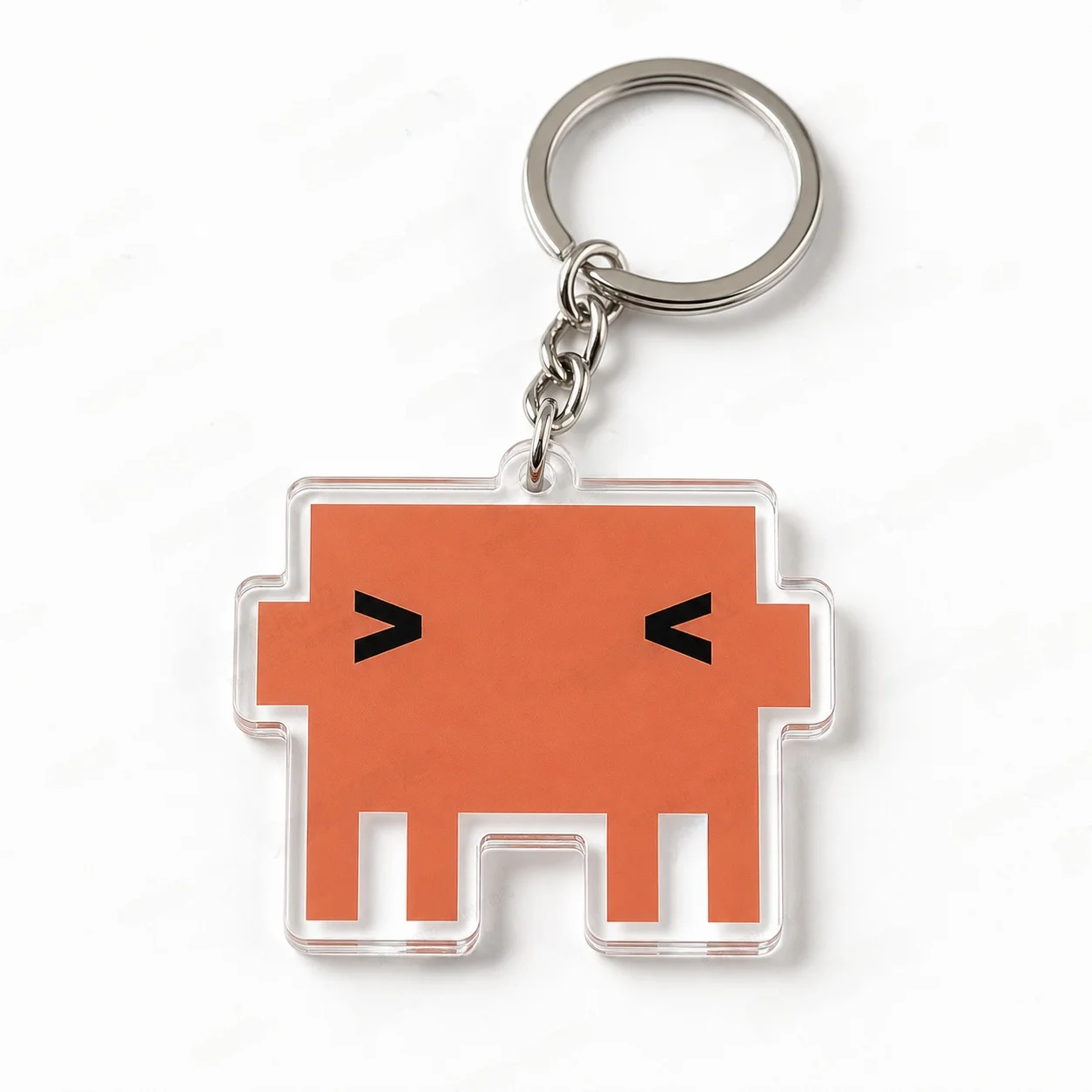 Claude Code Pixel Art Acrylic Keychain Fun Series Bag Charm Gift for Programmers Creative Festive Supplies