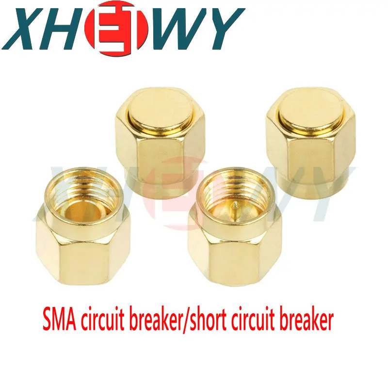All copper SMA circuit breaker (without needle) dust cap circuit breaker (with inner needle) SMA load
