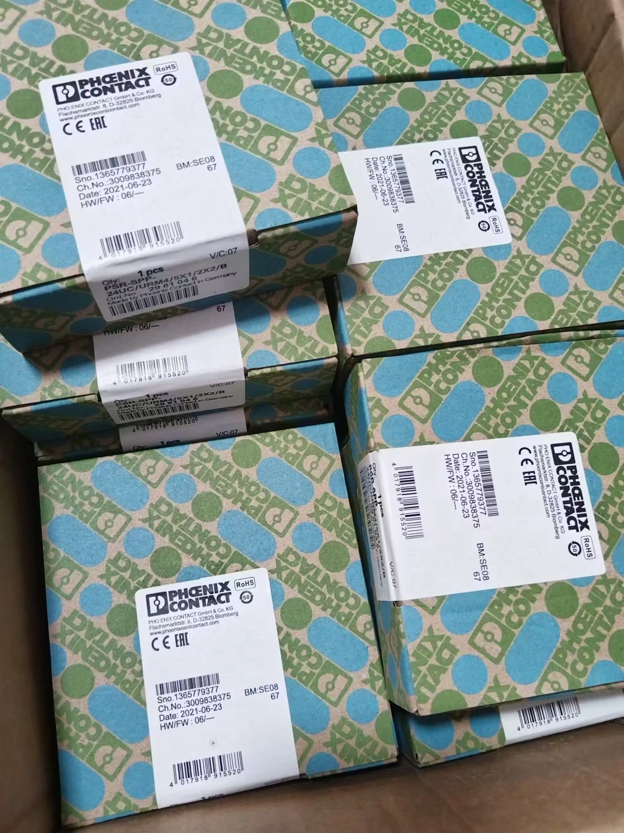 Relé de segurança original PHOENIX PONTACT PSR