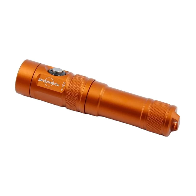 Aluminum Alloy Underwater Diving Flashlight USB Type-C 21700 Rechargeable SST20 1000 Lumen IP68 100M For Scuba Diver