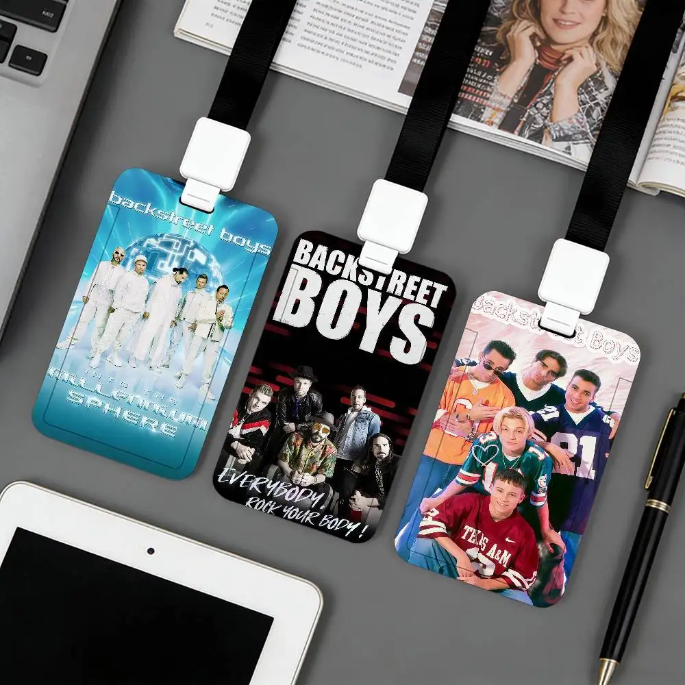 Singer Band Backstreet Boys Card Holder Student Campus Meal Cards Public Transport Subway Cardcase