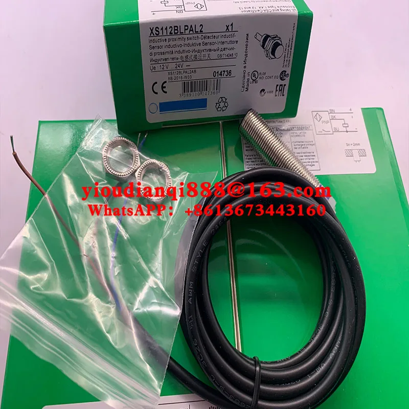 XS112BLPBL2 XS112BLPBL2C Sensor saklar kedekatan baru