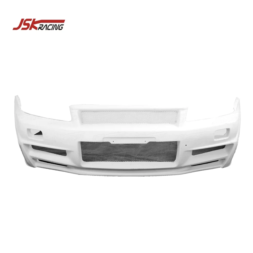 

Z-TUNE STYLE GLASS FIBER FRONT BUMPER for 1999-2002 NISSAN SKYLINE R34 GTR