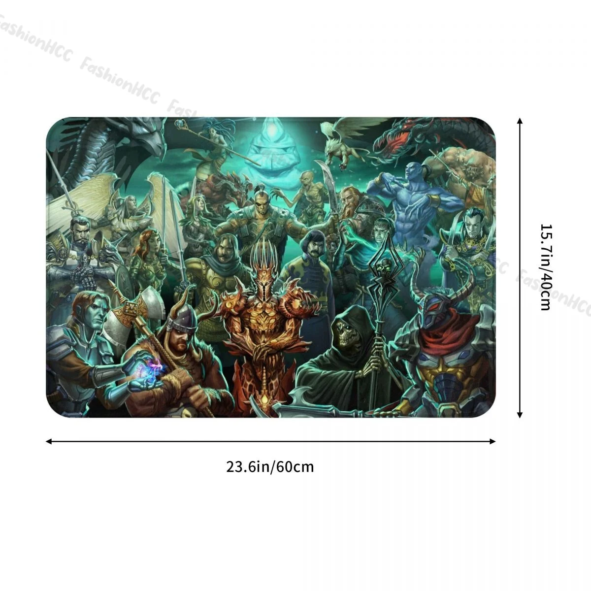 Heroes of Might and Magic Game Non-slip Doormat Living Room Mat All Characters Floor Carpet Entrance Door Rug Indoor Decor